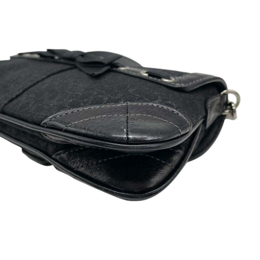 Coach Soho Mini Signature Handbag with Accessory Pouch in Canvas and Leather,... - Picture 13 of 16